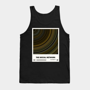 minimal_Social_Network Abstract Circular Art Movie Tank Top